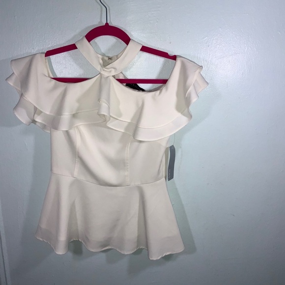 Gracia Ruffle Halter Shirt Size S - Picture 4 of 6